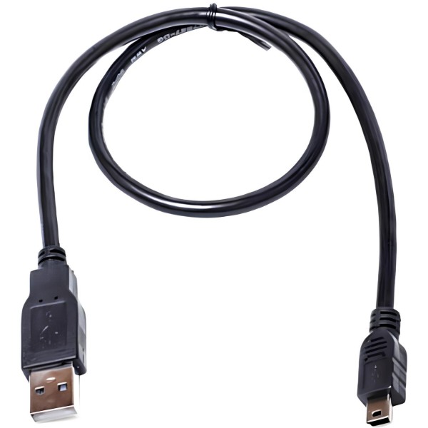 Фото - Кабель PowerPlant USB2.0 AM -MiniUSB AM 0.5m Black (KD00AS1219)